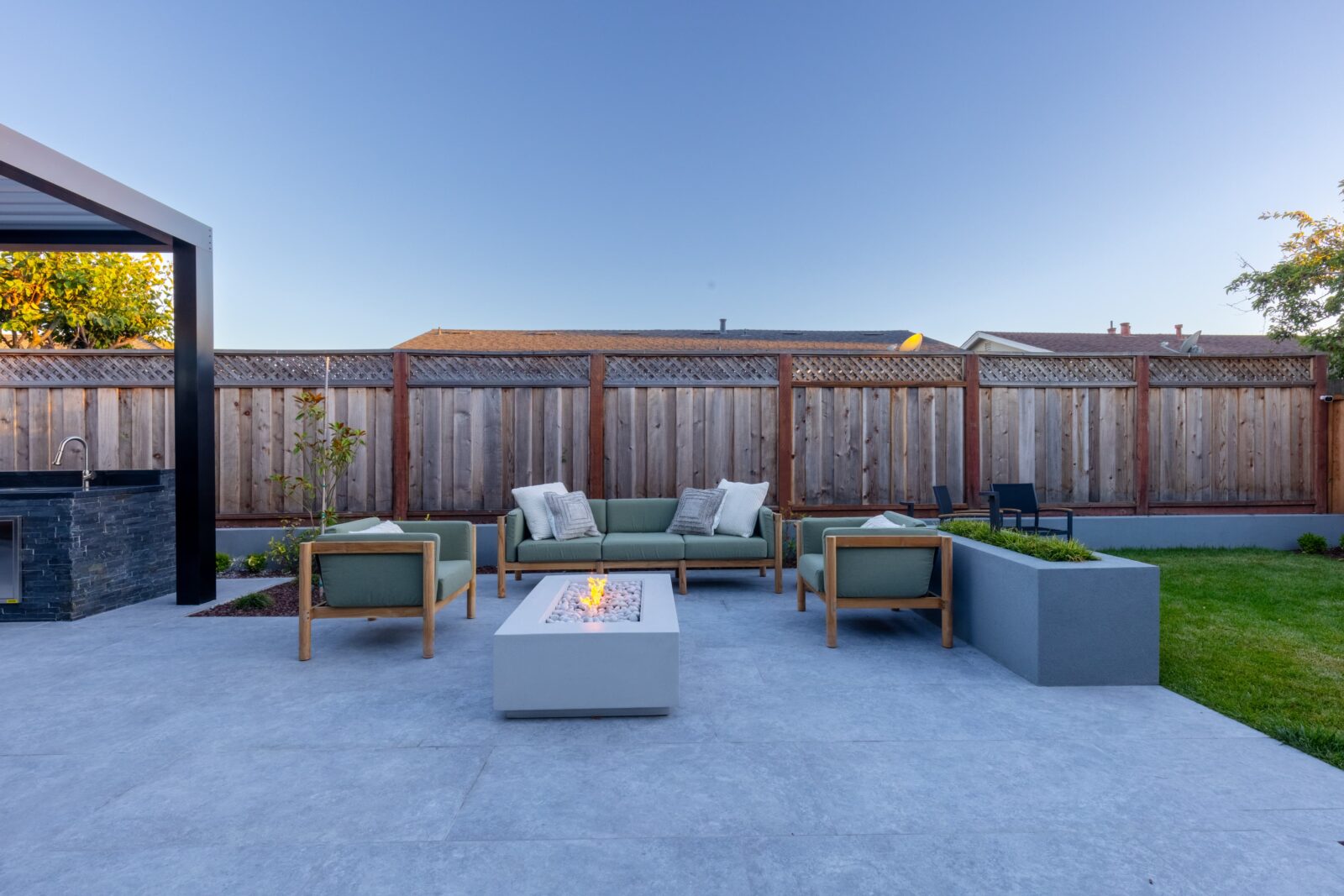 Exterior remodel in Foster City, California