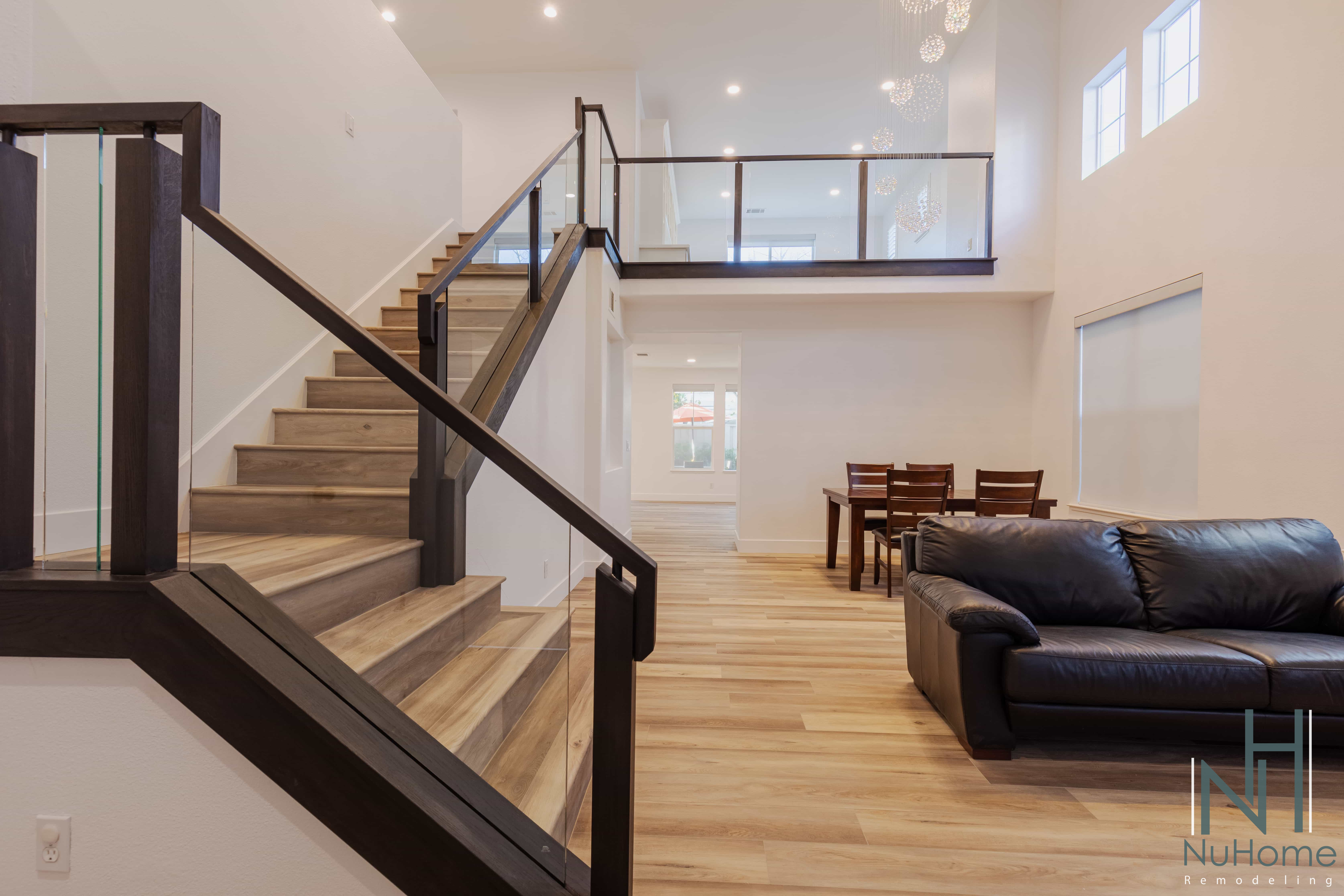 Sleek built-in home centre from a complete remodel in Redwood City, California