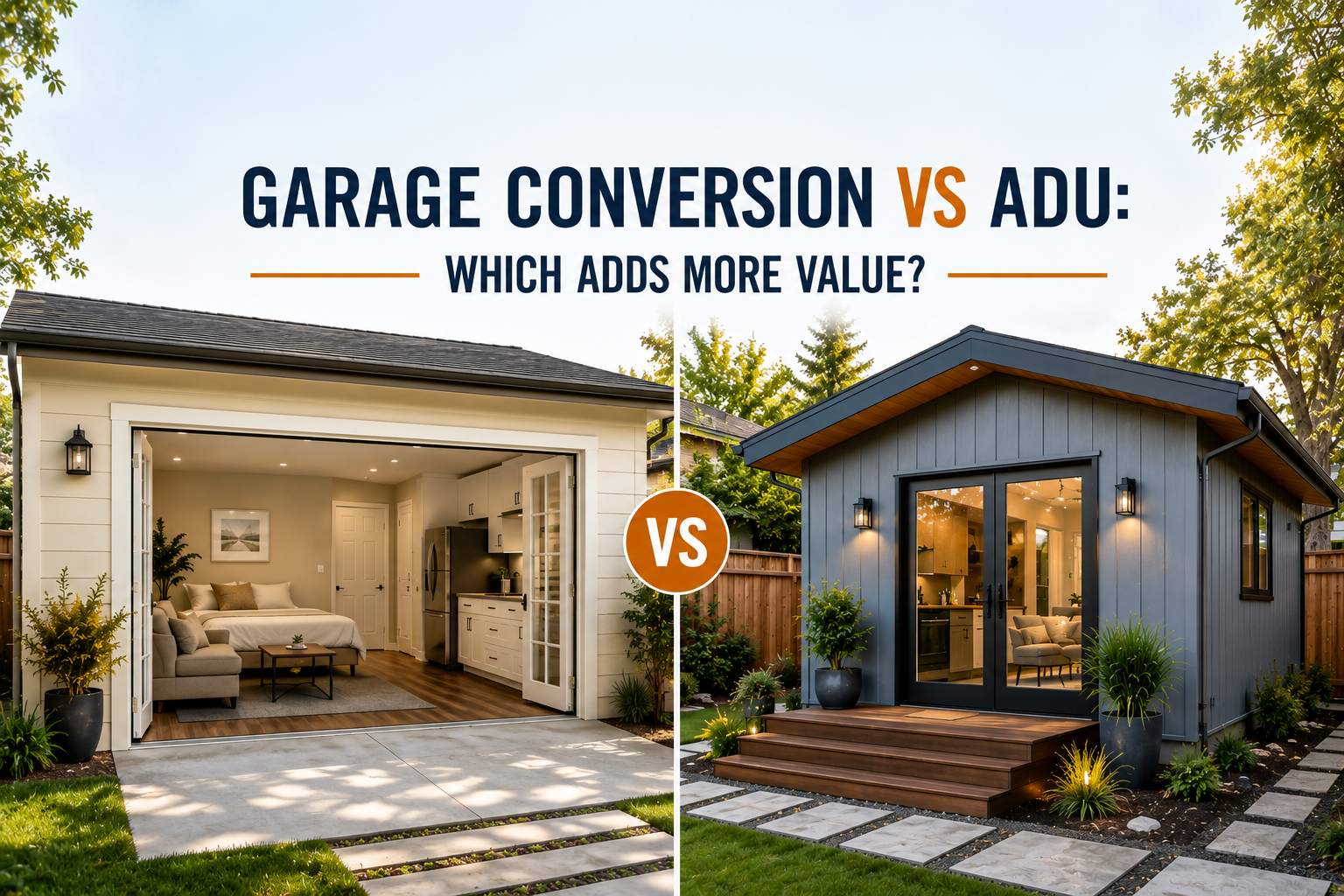Garage Conversion vs ADU