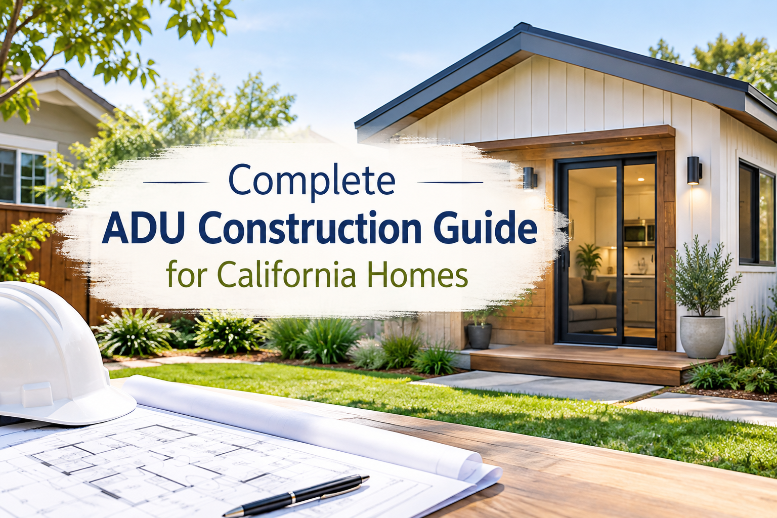 Complete ADU Construction Guide for California Homes